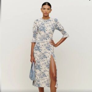 Reformation Carolena Dress - Toile Print